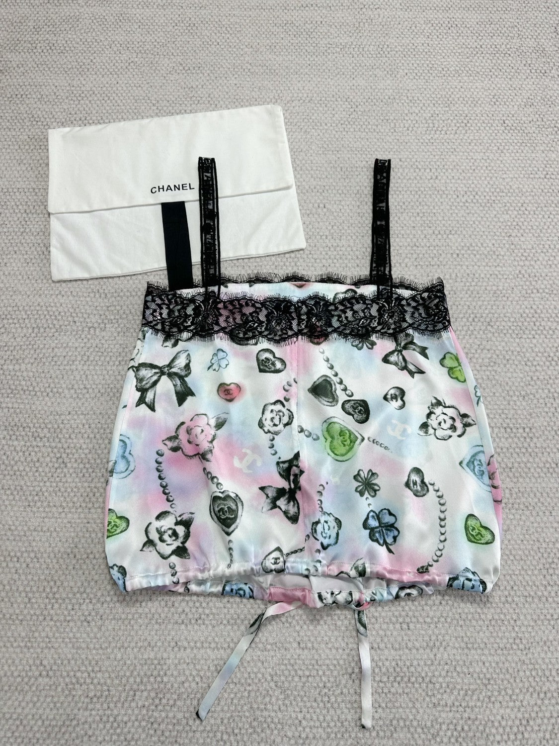 Women's Summer Fashion Casual Silk Print Patchwork Lace Letter Embroidery Sleeveless Tank Top Vest #78694