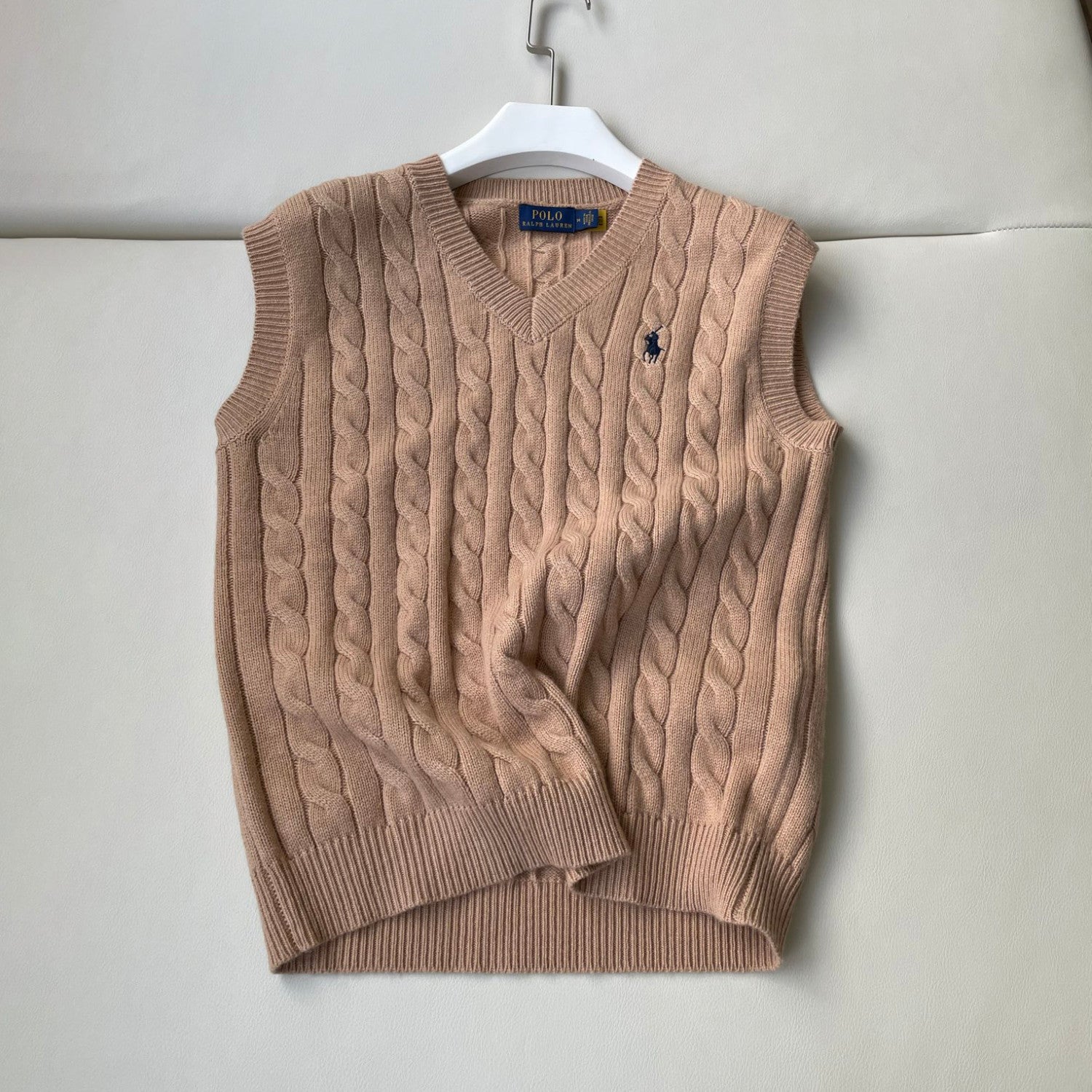 Men's and Women's Spring/Summer Embroidered Logo Solid Color Crew Neck Knit Sleeveless Tank Top Vest #76143