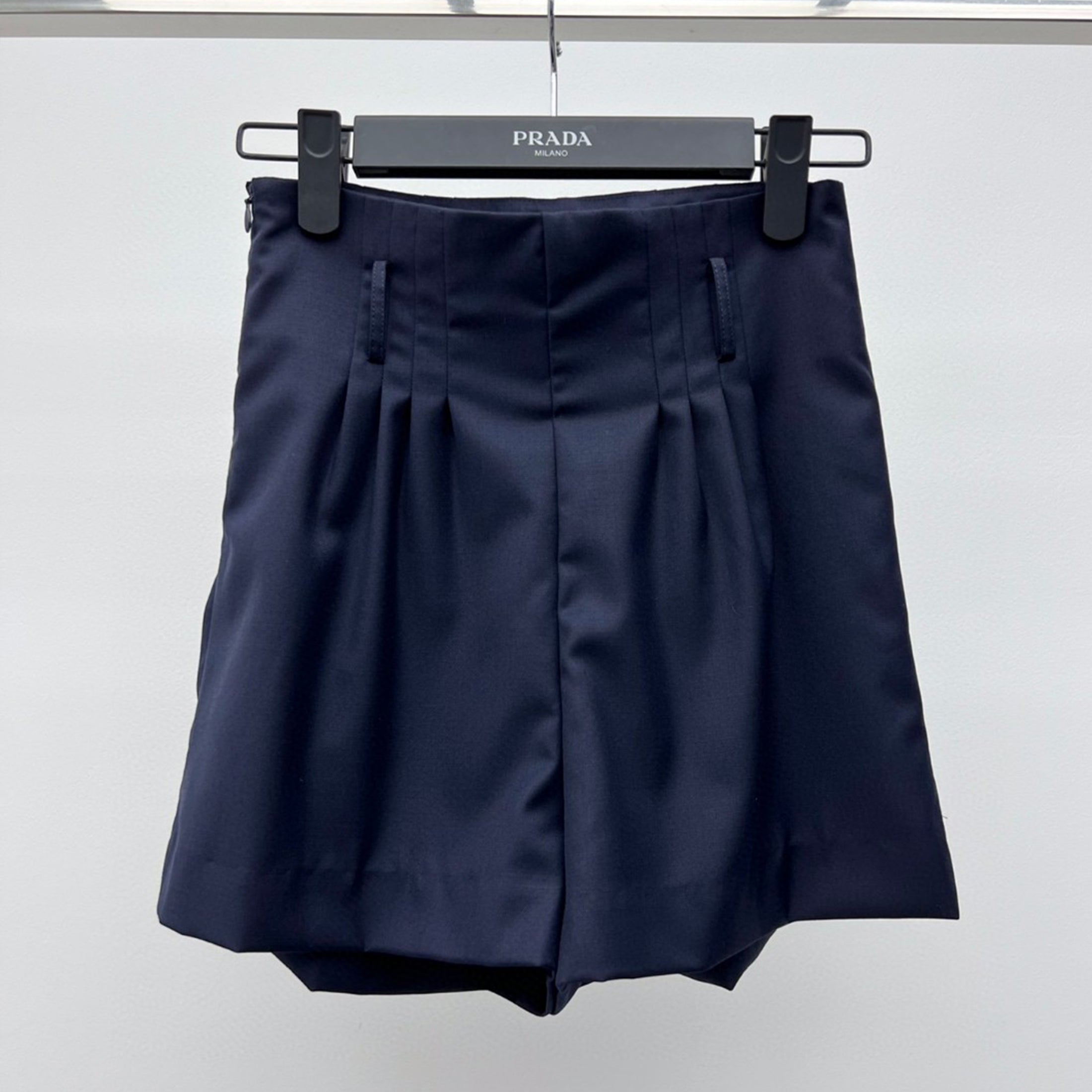 Women's Spring/summer Fashion Single Breasted Suit Shorts Set Wool Casual Jacket Pleated Loose Pants Ngvp #8327