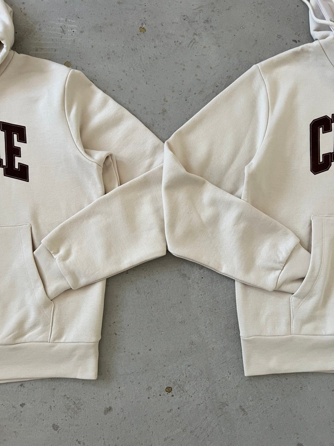 Women's Fall/winter Fashion Casual Oversized Hooded Sweatshirt With Flocked Letter Double C Logo Hooded Sweatshirt #78456