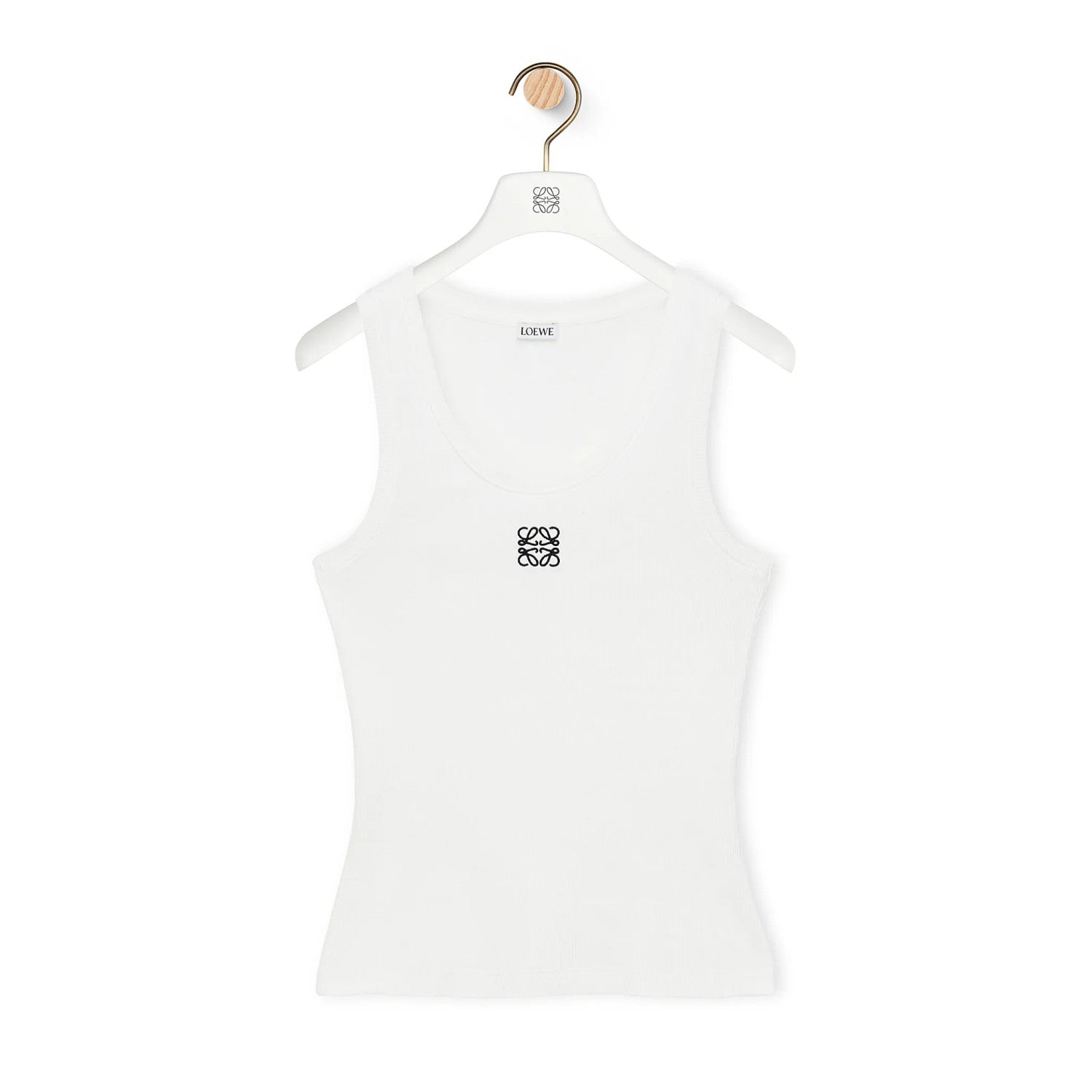 Women's Summer Solid Color Embroidered Logo Sleeveless Camisole Tank Top Vest (Please contact customer service for size selection) #76367