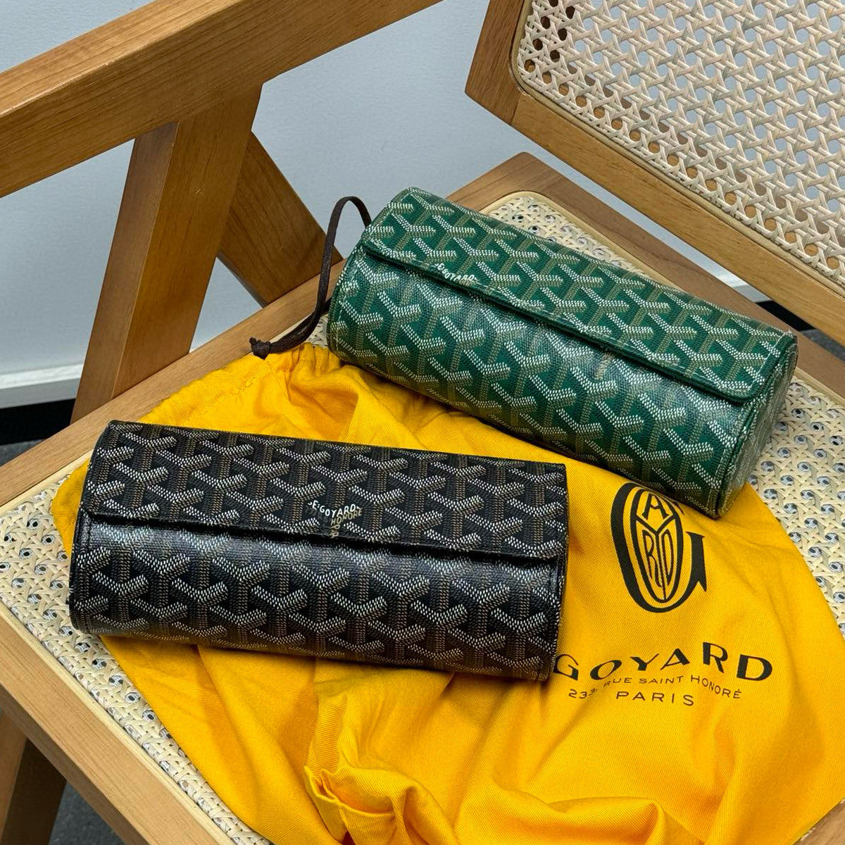 Men's Women's Solid Colour Y-Print Storage Gift Box Watch Box #77675