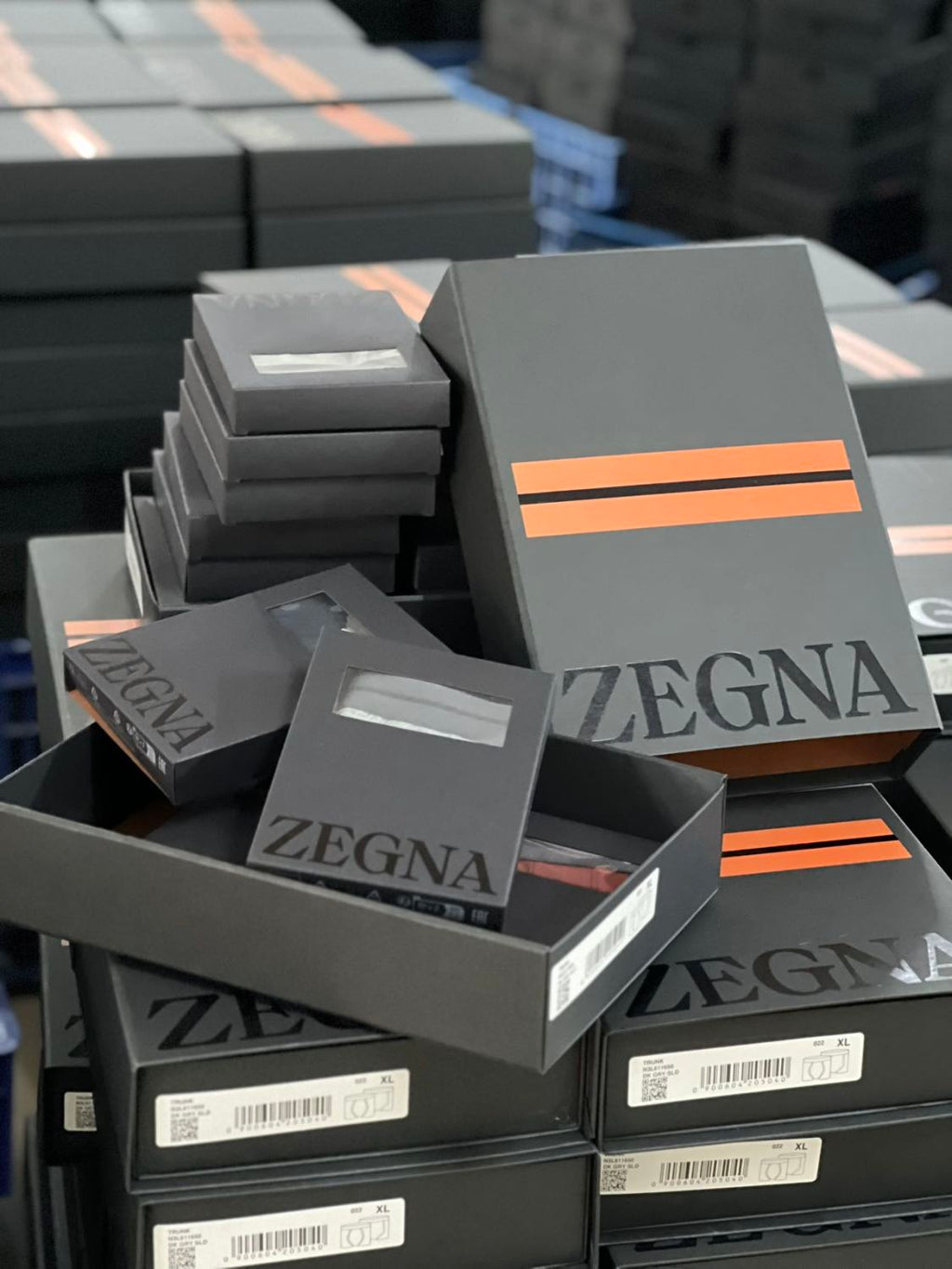 Men's Solid Colour Cotton Boxer Briefs 4 Piece Gift Set Underpant #76715