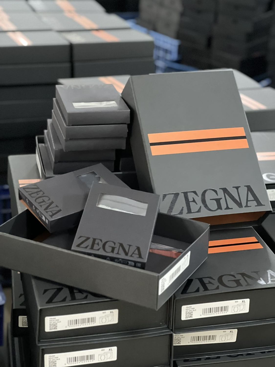 Men's Solid Colour Cotton Boxer Briefs 4 Piece Gift Set Underpant #76715