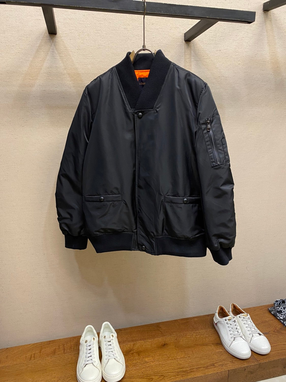 25fw Fall/Winter 2025 Pharrell Williams x Black Cropped Long-Sleeve Jacket Fashion-Forward Zipper Streetwear Jacket #82152A