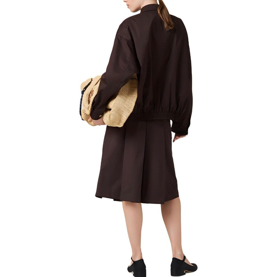 Men's And Women's Spring And Fall Letters Logo Embroidery Lapel Zipper Long Sleeved Jacket #72451