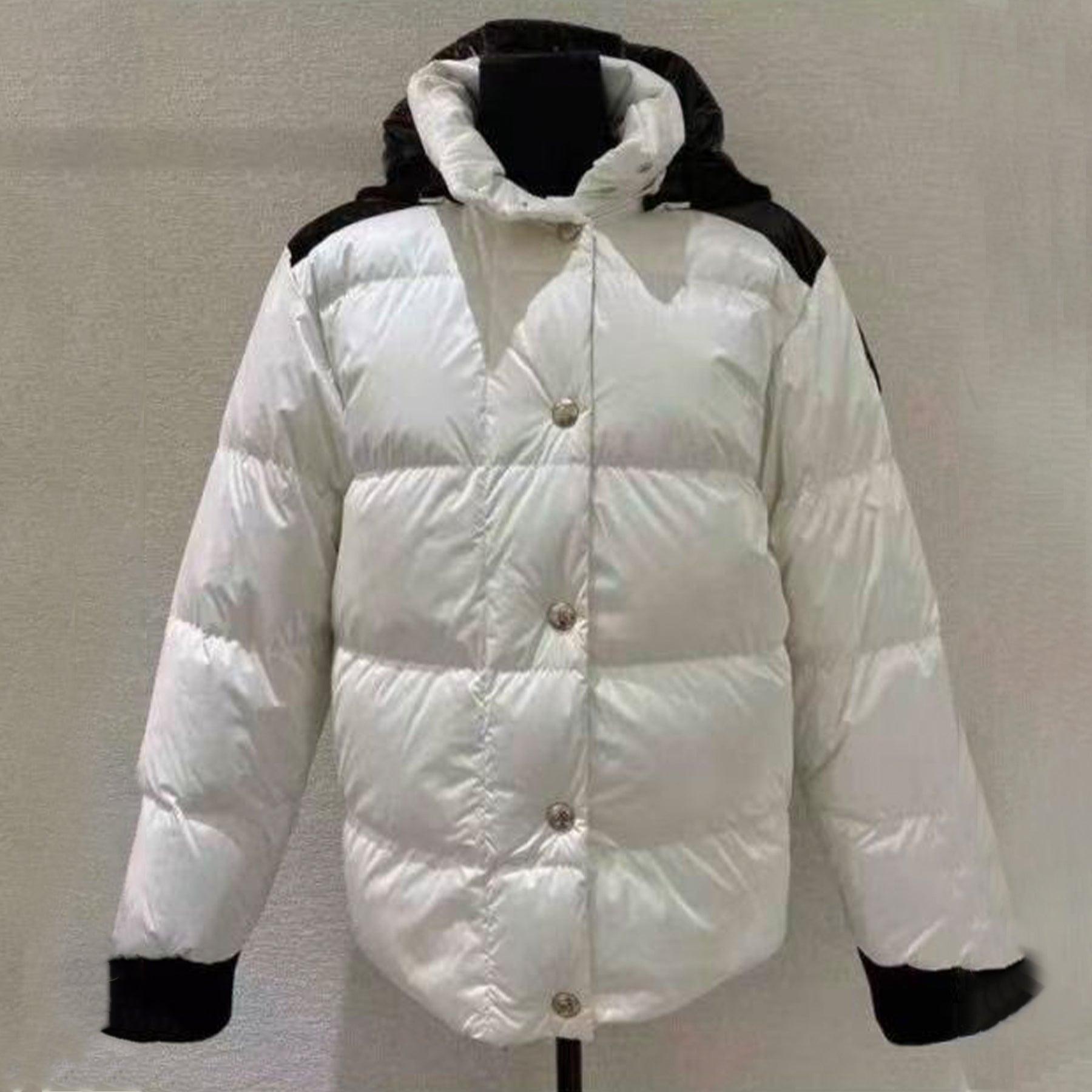 2025/26 Coco Neige Premium Ready To Wear Series Down Jacket Black And White Hooded Single Breasted Warm Fashionable And Elegant Jacket #82181A