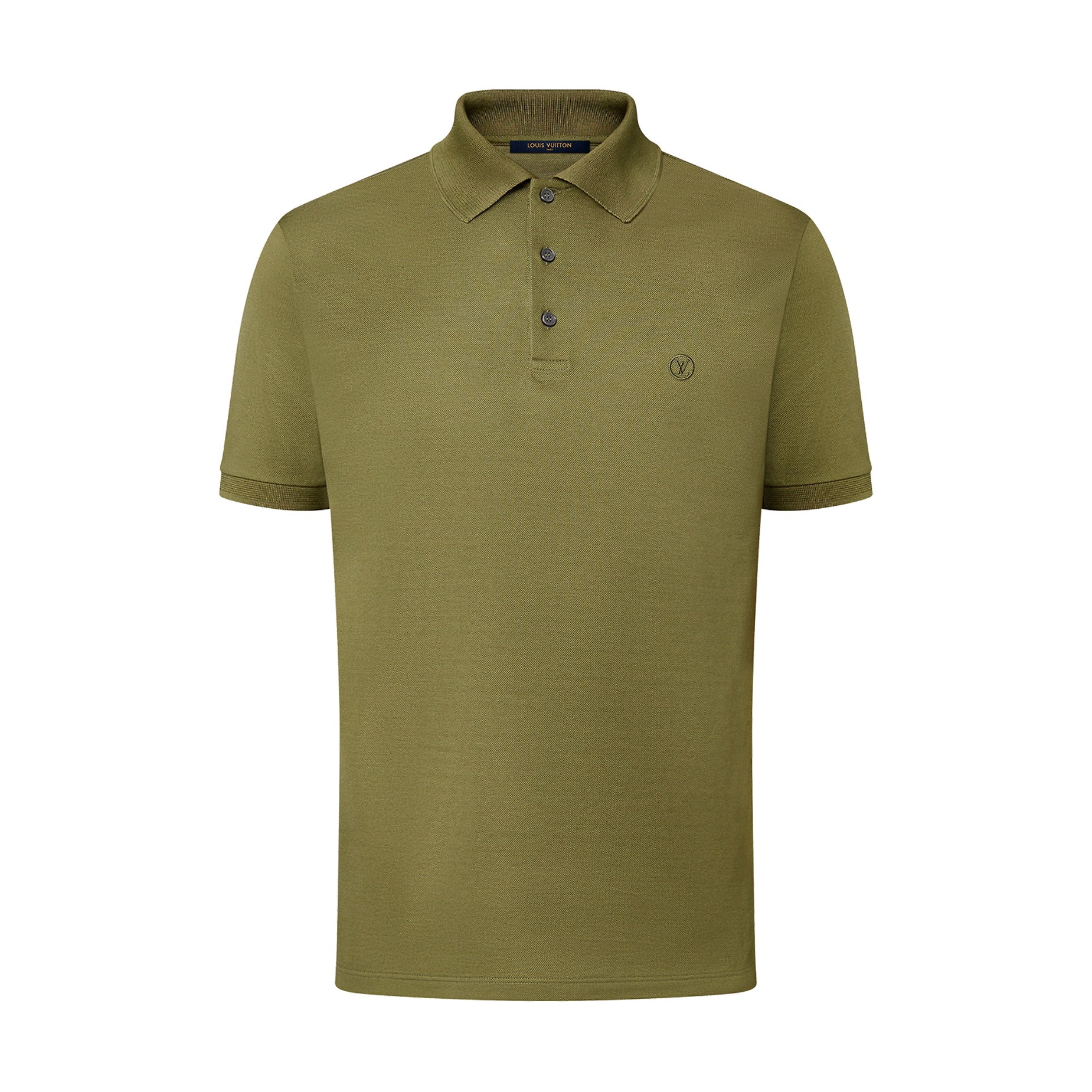 Men's Summer Solid Color Embroidered Logo Short Sleeve Polo Shirt T-Shirt #98745