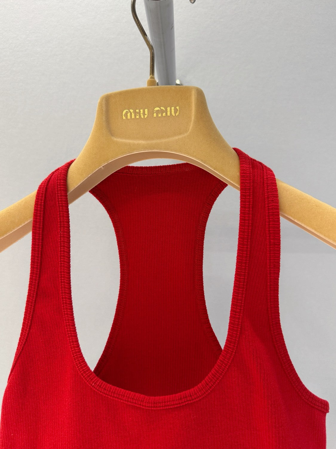 Women's Summer Seamless Racerback Top Elastic Jacquard Short Solid Color Cotton Sleeveless Vest #81272