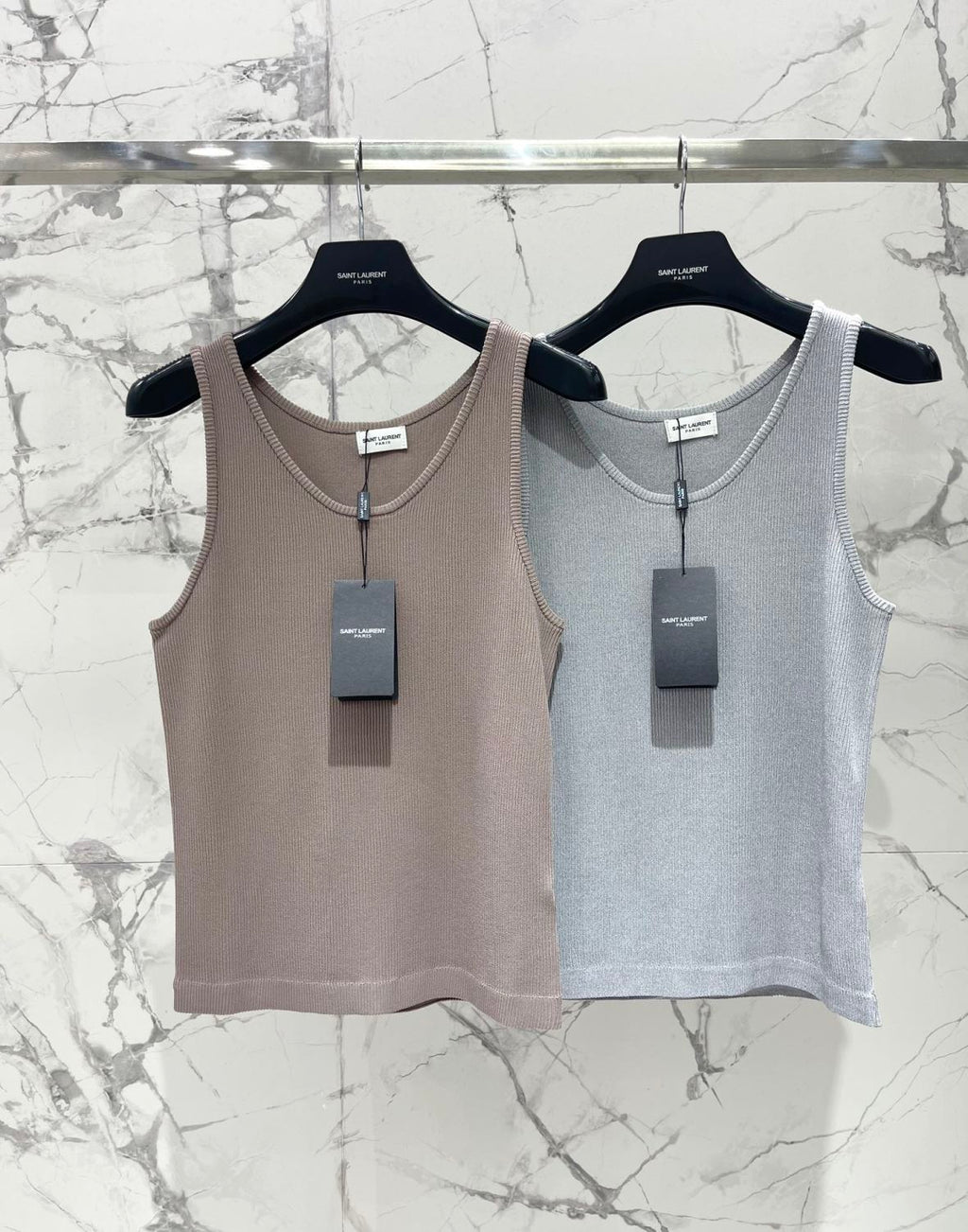 Women's Spring And Summer U Neck Knit Undershirt Fashion Trend Casual Logo Embroidery Undershirt Vest Tops #81651