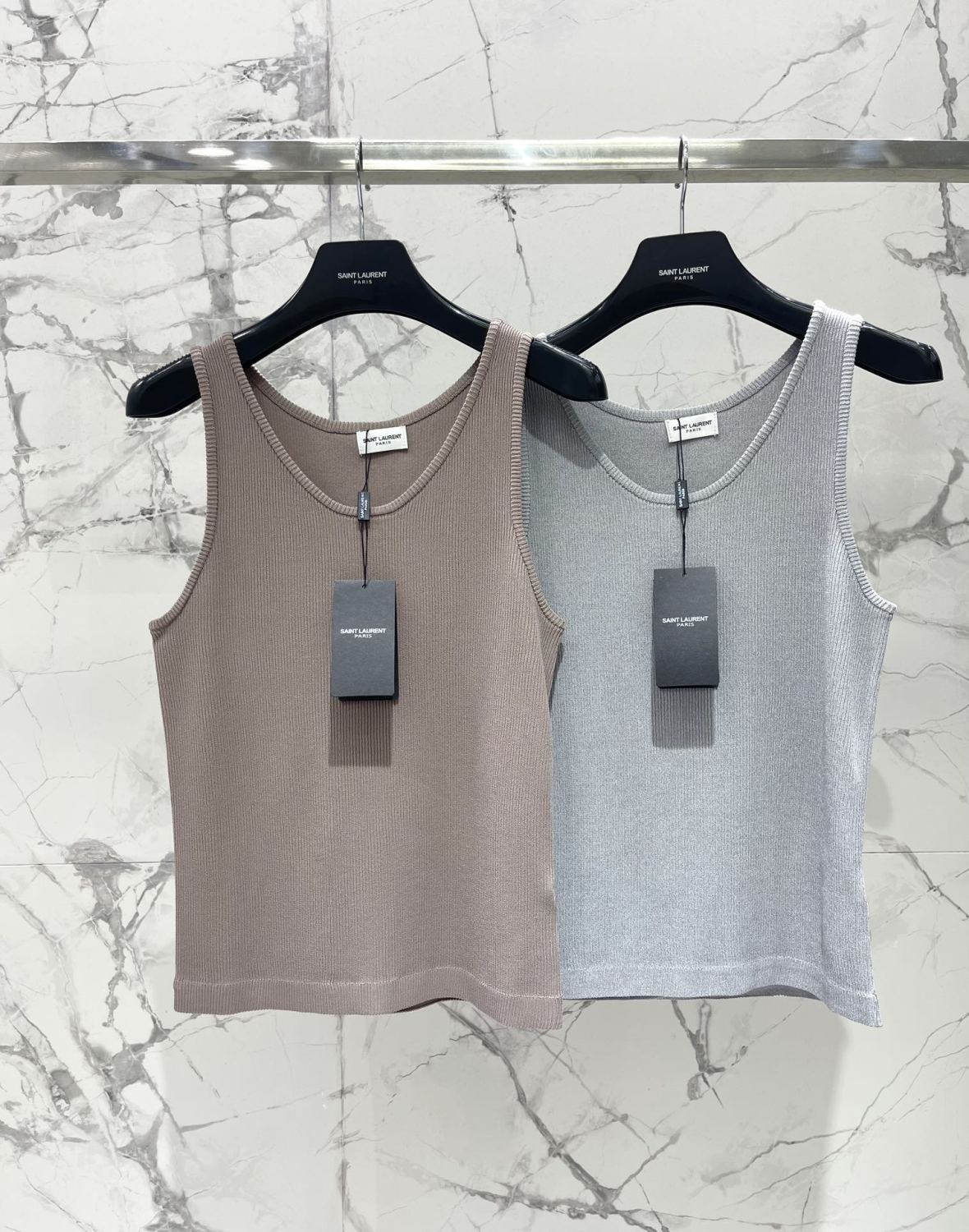 Women's Spring And Summer U Neck Knit Undershirt Fashion Trend Casual Logo Embroidery Undershirt Vest Tops #81651