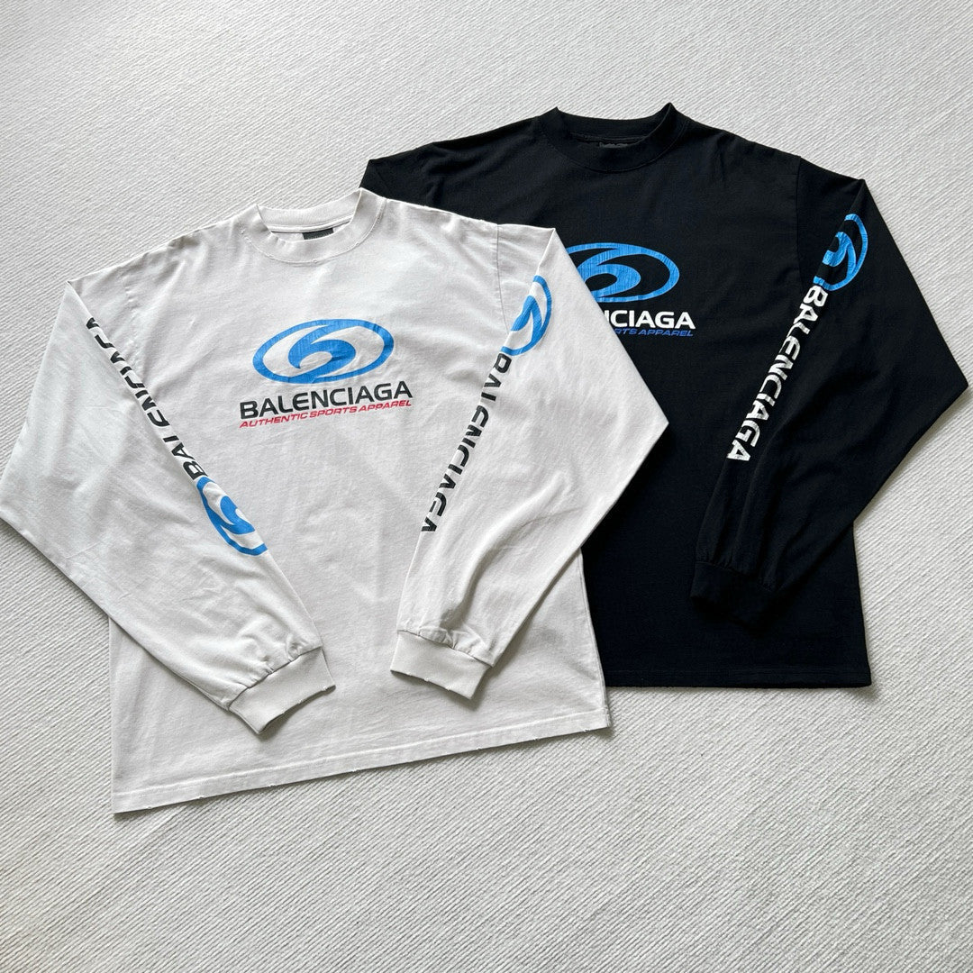 Men's and Women's Spring and Autumn Letter Printed Round Neck Cotton Raglan Sweatshirt Pullover #97891