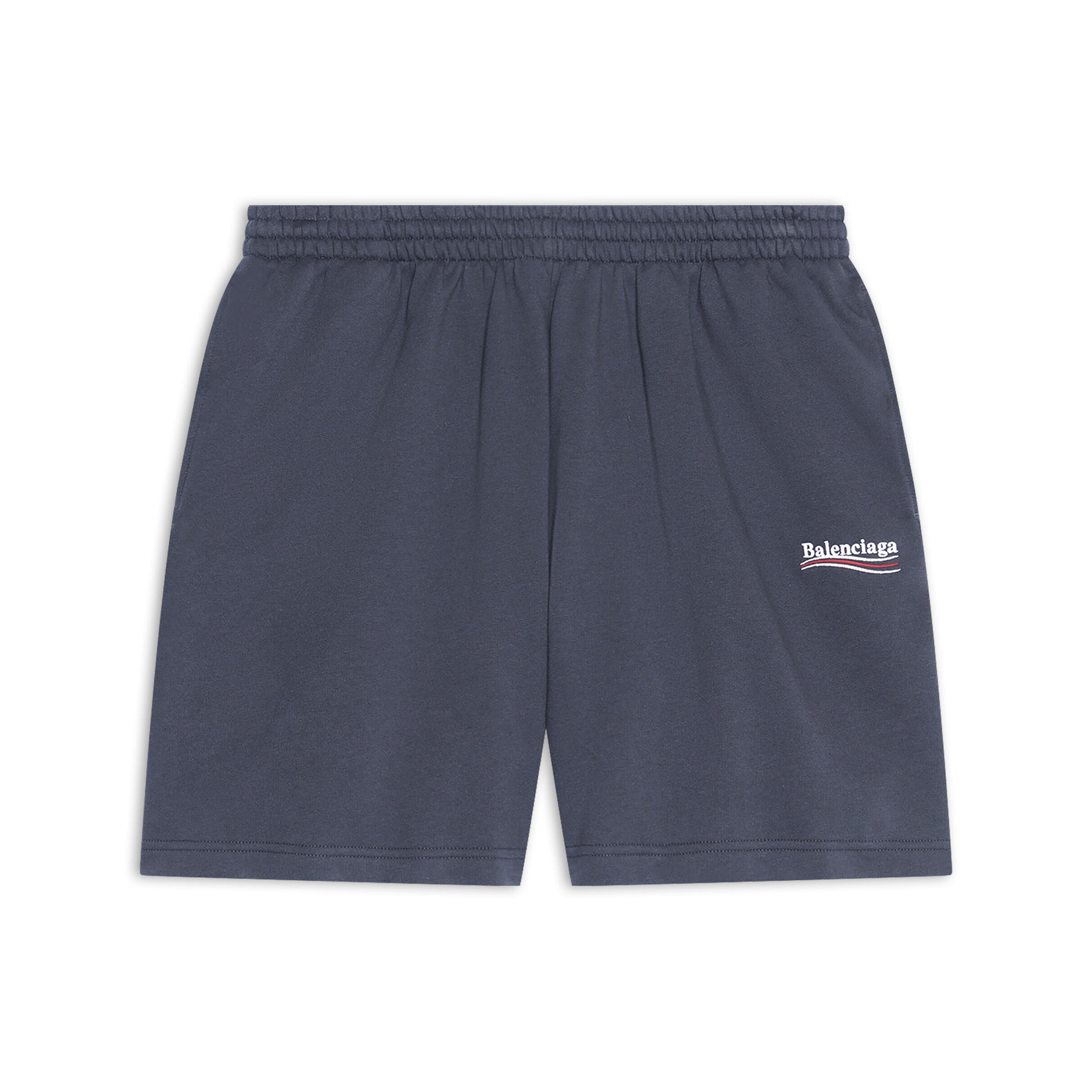 Men's Summer Solid Color Letter Print Elastic Waist Casual Shorts Pants #98974