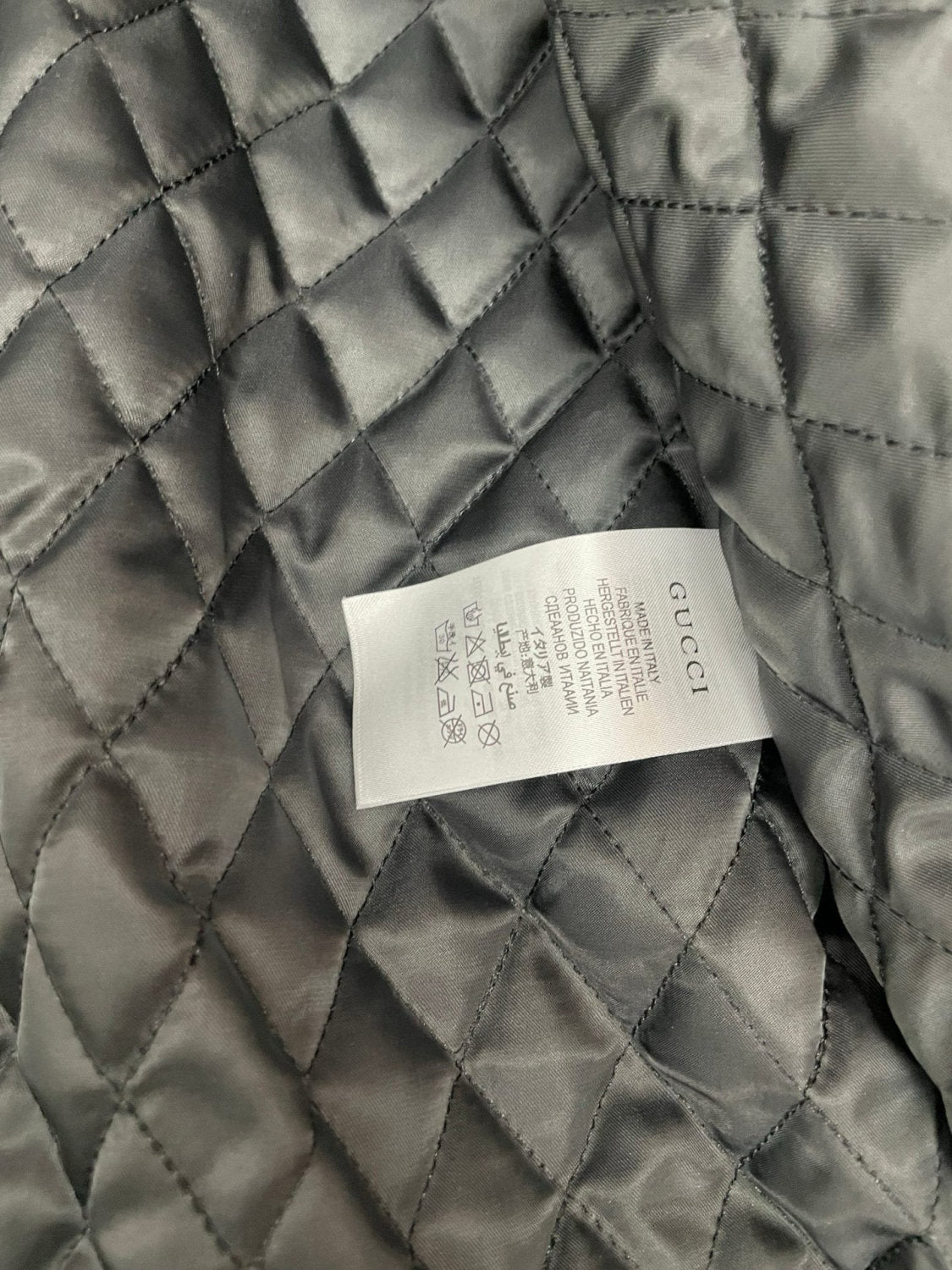 2025 FallWinter New Men's White Lambswool Collar Green Sheepskin Logo Embossed Fashion Jacket #83128A