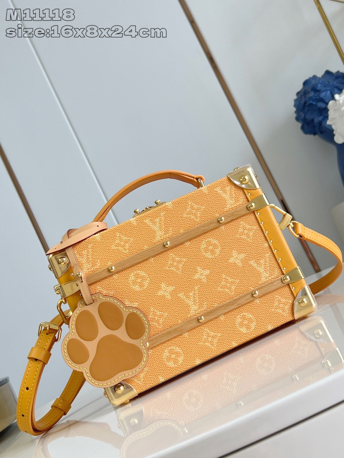 Handle Trunk Women's Solid Color Detachable Adjustable Shoulder Strap Buckle Closure Coated Canvas Box Bag Single Shoulder Crossbody Handbag Bags #77522