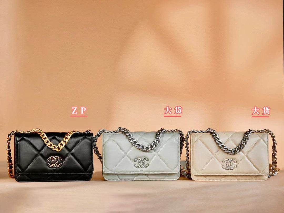 19BagWOC Women's Lambskin Mini Mouth Cover Bag Chain Shoulder Bags #72254