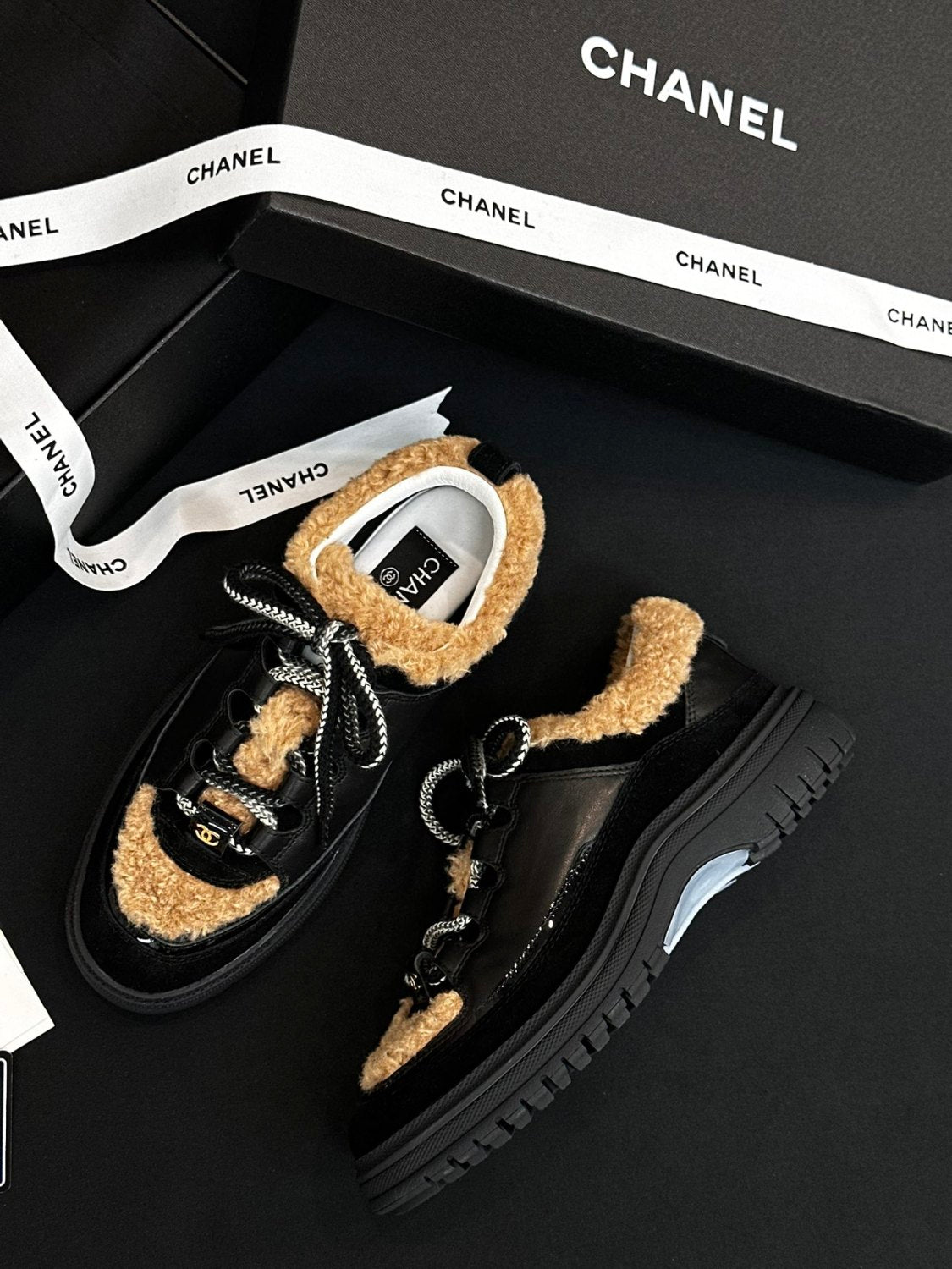 CC Women's Autumn/winter Color-Block Classic Fashion Round Toe Lace-up Low-top Leather Casual Shoes #78123