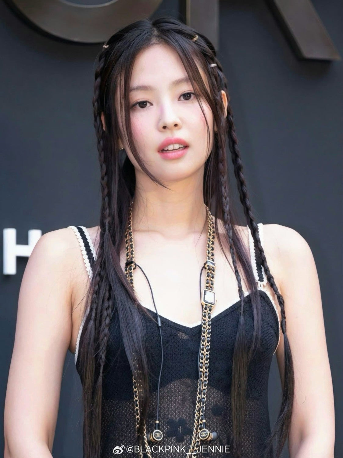 Women's Spring And Summer Black And White Lace Halter Camellia Knitted Dress Fashion Exquisite Luxury Dresses #71682