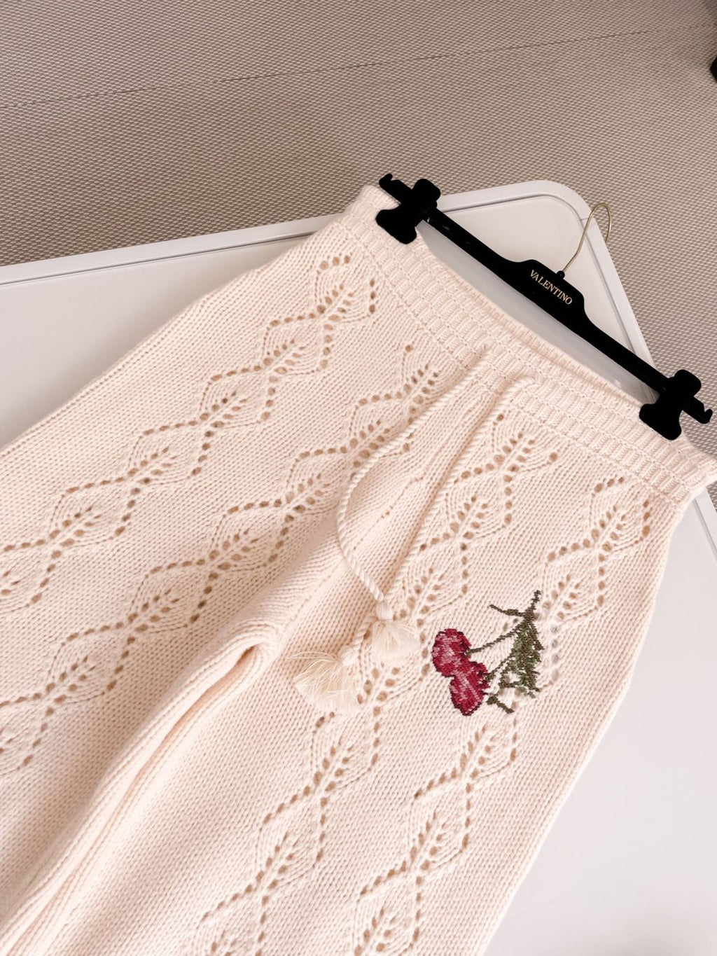 Women's Spring. Autumn And Winter Wool And Cashmere Casual Solid Color Straight Leg Pants Ngvp #9728