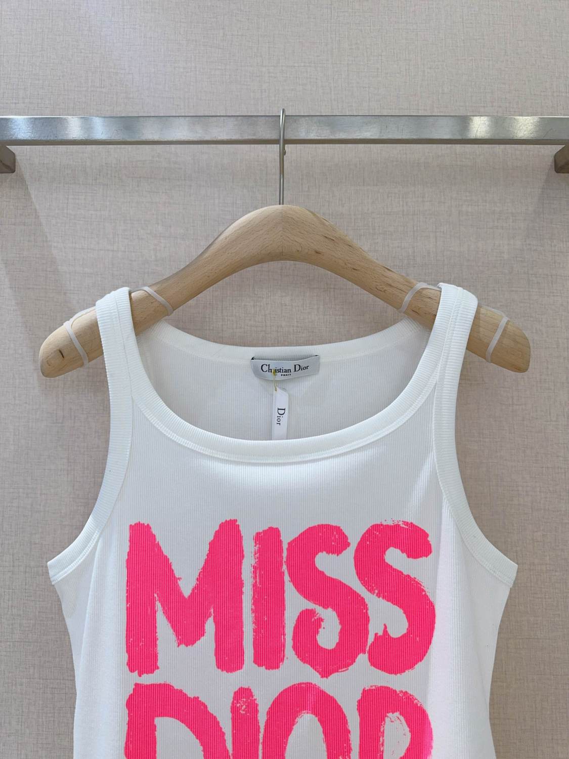 Women's Summer Fashion Casual Crew Neck Pullover Sleeveless Tank Top with Hand-Painted Print and Letter Embellishments Vest #78786