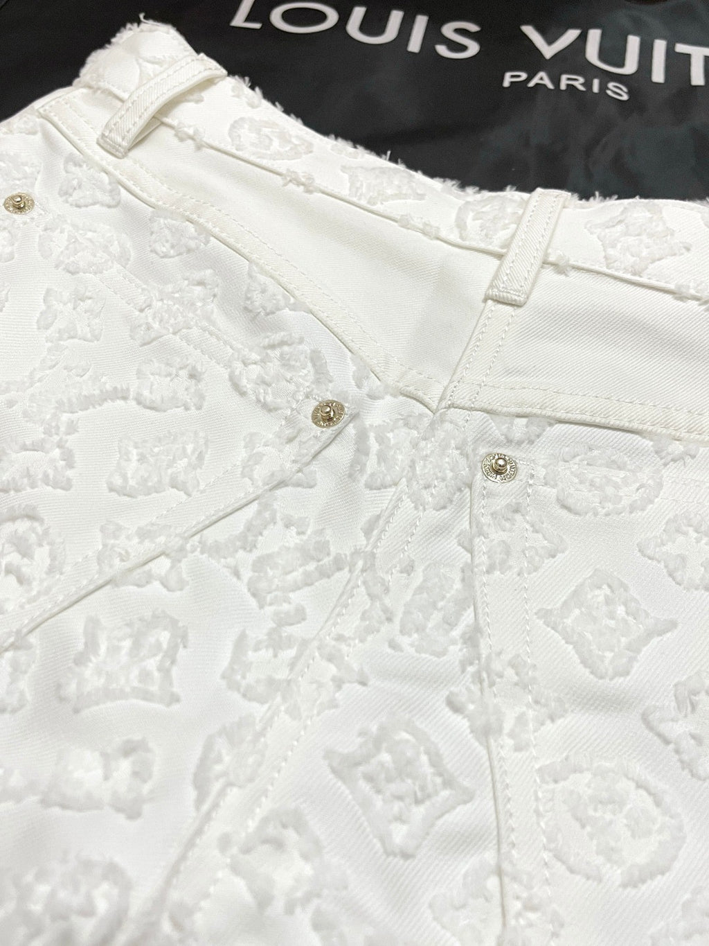 Women's Summer Solid Color Cut-Out Cotton Denim Shorts #77685