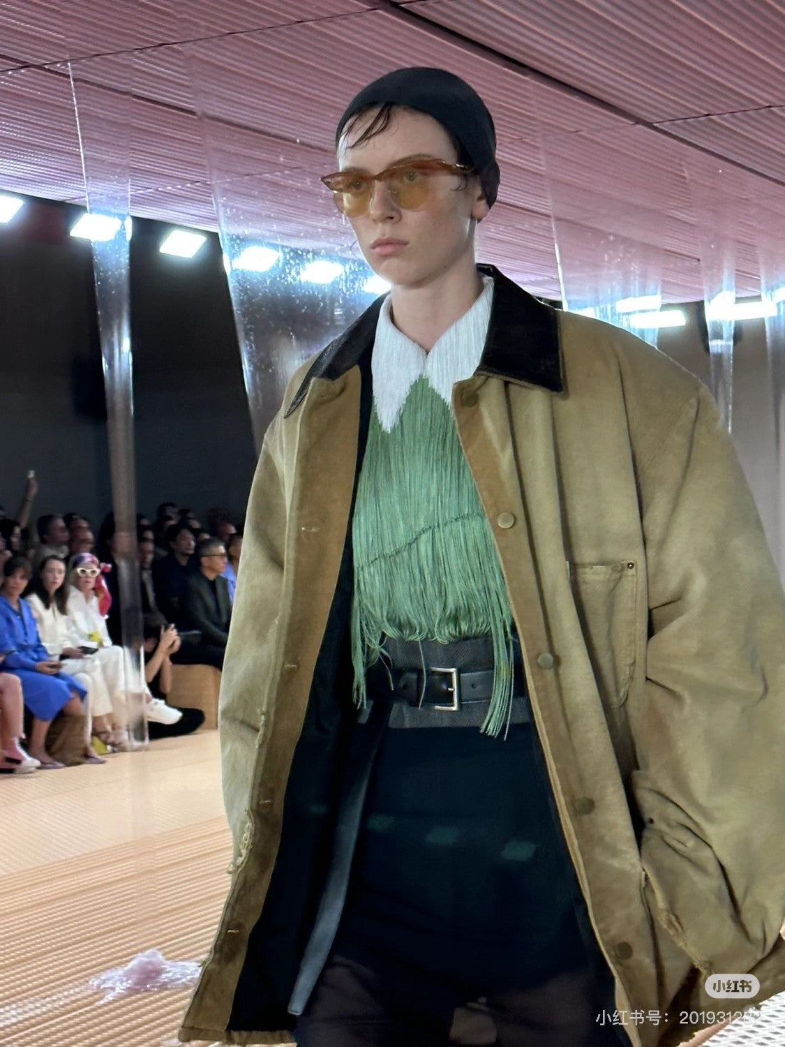 Women's Men's Vintage Gradient Fashion Canvas Cotton Jacket Single Breasted Leather Collar Casual Jacket Ngvp #8945