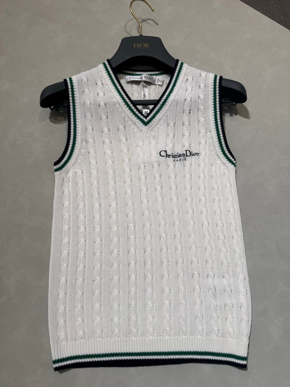 Women's Fall/Winter Vibe Knit Vest Silk Blend Knit Color Blocking Fashion Retro Elegant Exquisite Top #81637