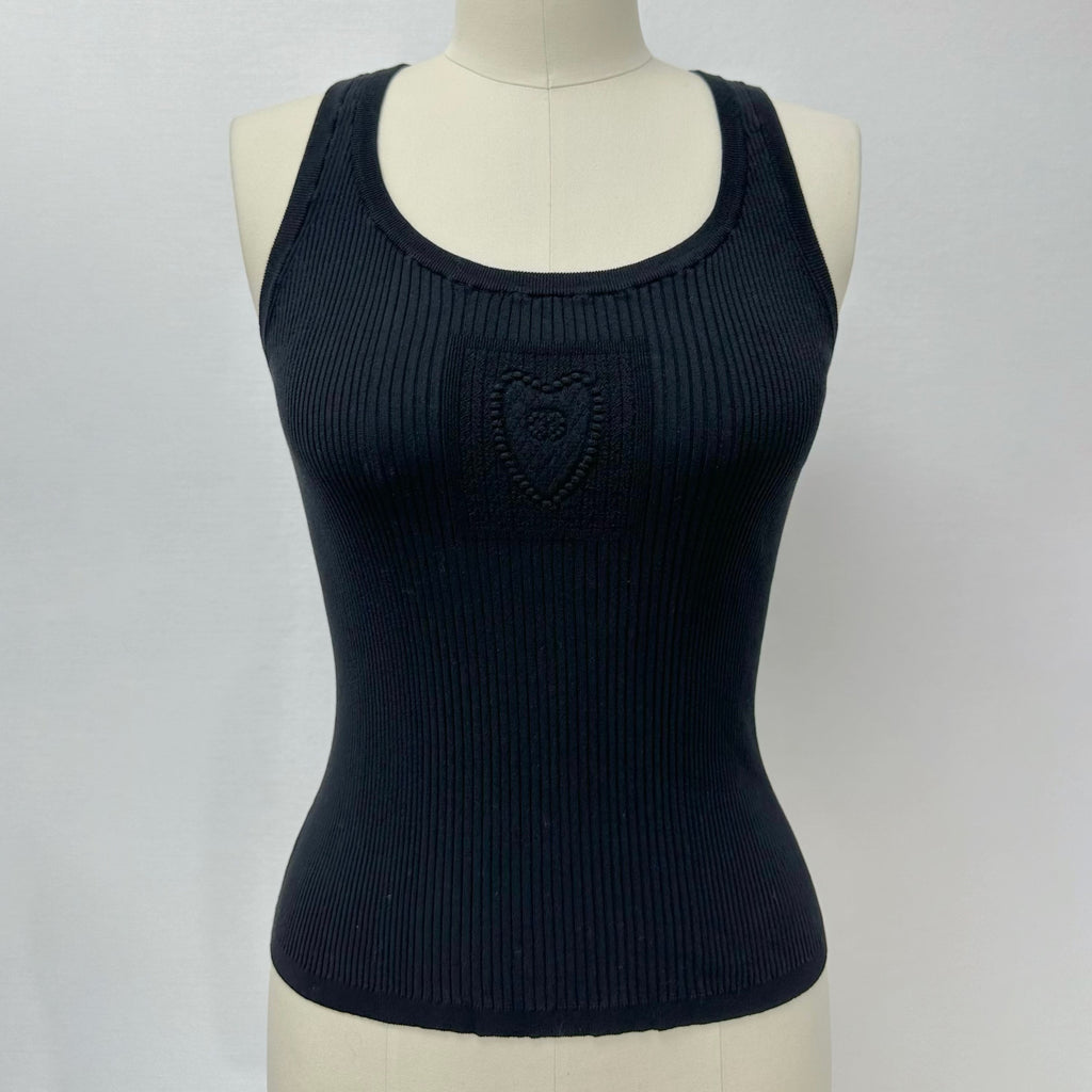 Women's Summer Fashion Casual Crew Neck Sleeveless Combed Cotton Yarn Knit Tank Top Vest #78775