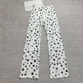 Women's Spring/Fall Fashion Casual Solid Color Classic Print Long Leg Denim Pants #78936