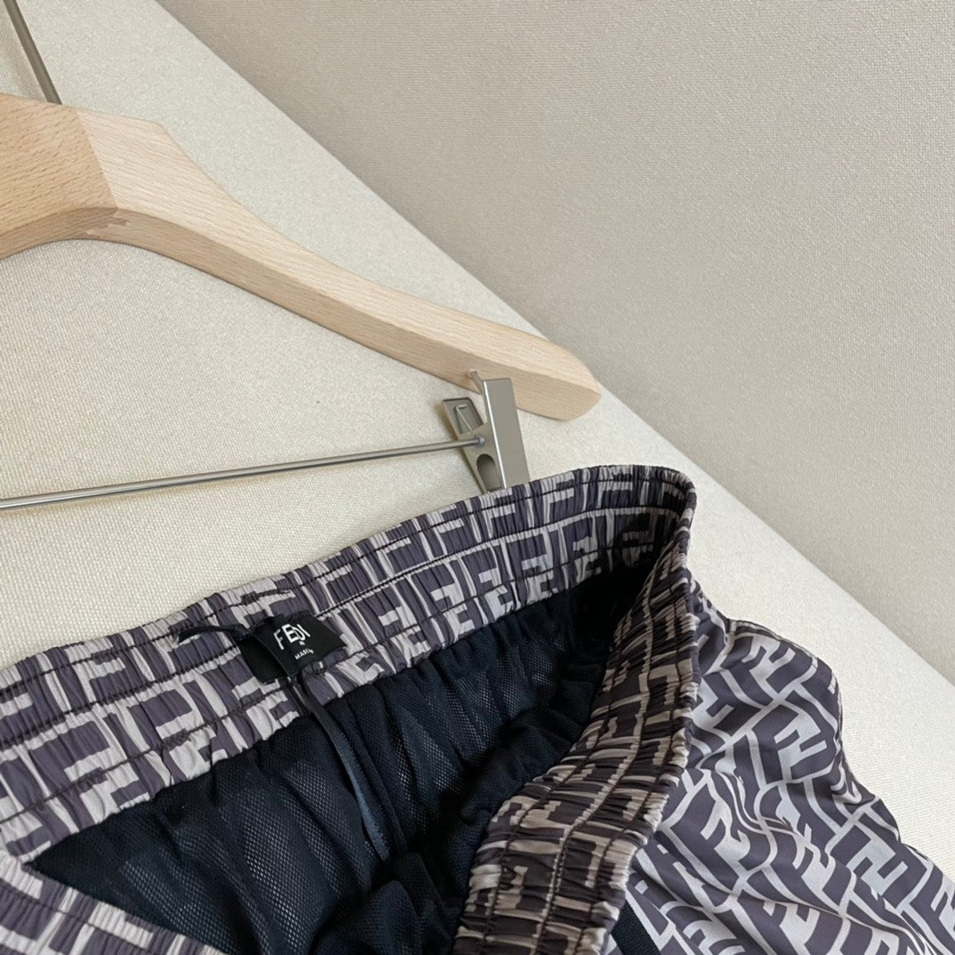 Men's & Ladies' Summer Pattern Printed Drawstring Swimming Casual Shorts Pants #99525