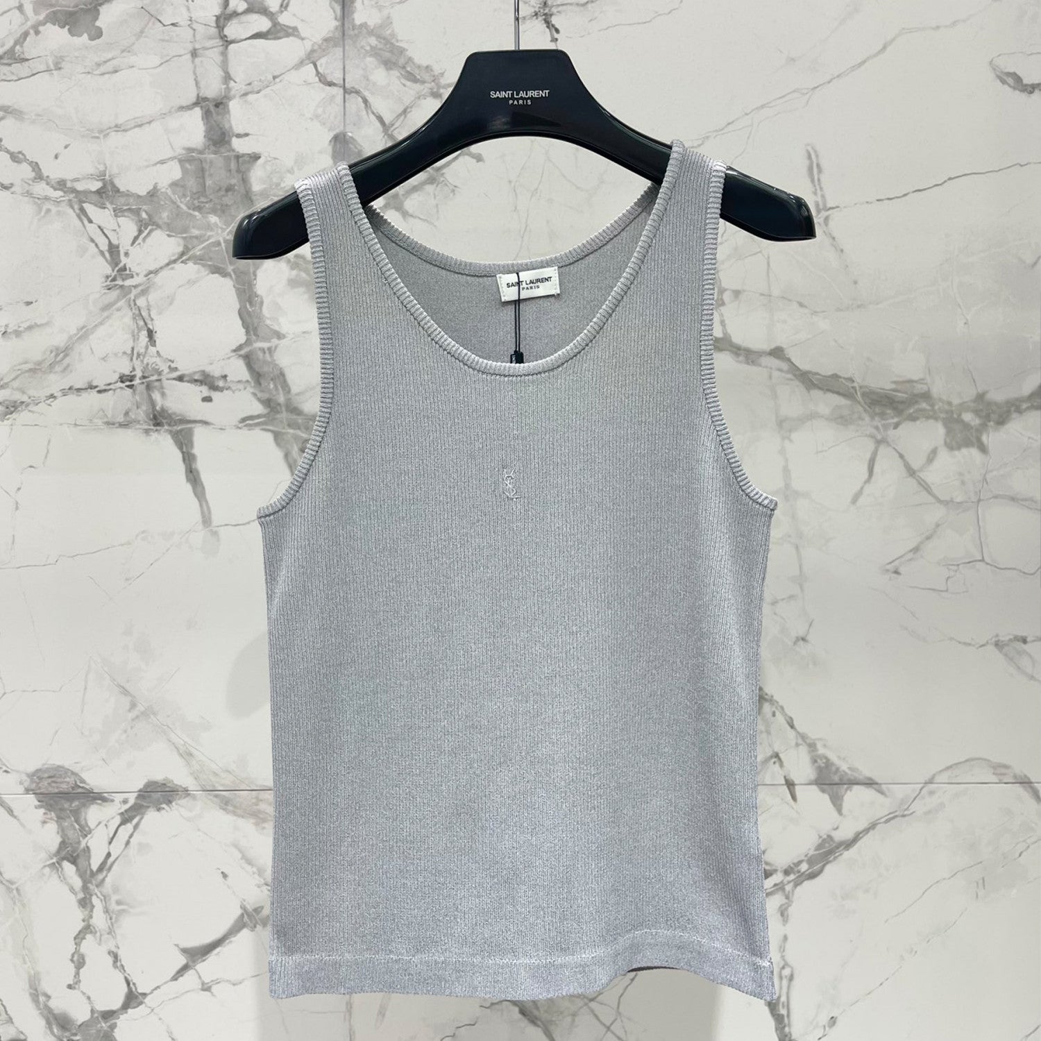 Women's Spring And Summer U Neck Knit Undershirt Fashion Trend Casual Logo Embroidery Undershirt Vest Tops #81651