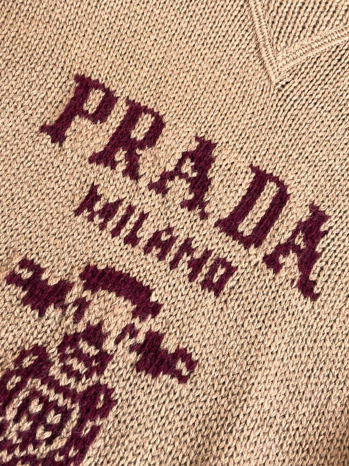 Women's Autumn and Winter Logo Letter Wool Round Neck Long Sleeve Sweater Pullover #73163