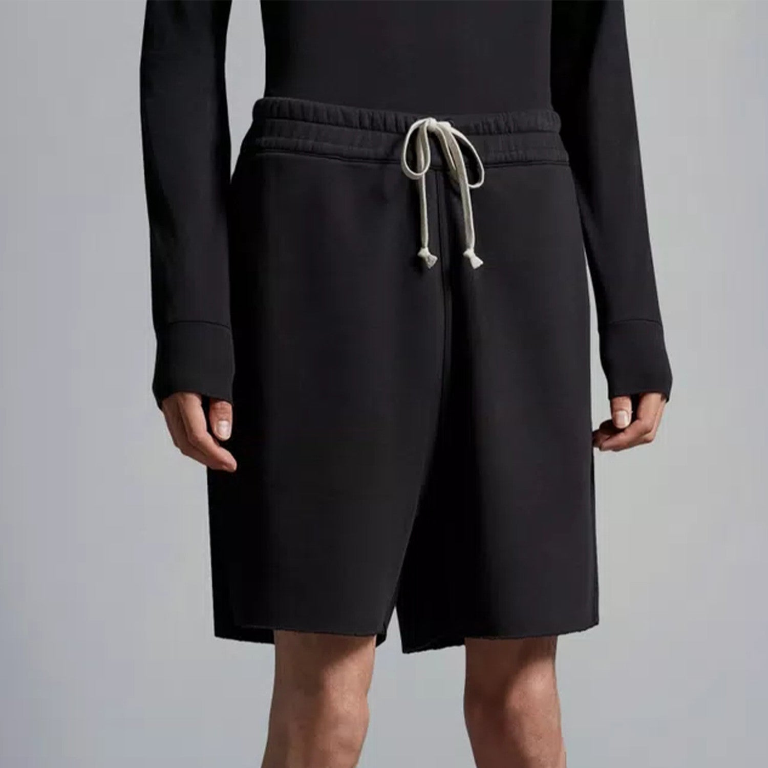 x Men's Spring/Summer Fashion Logo Printed Black Cotton Drawstring Loose Jersey Shorts #98321