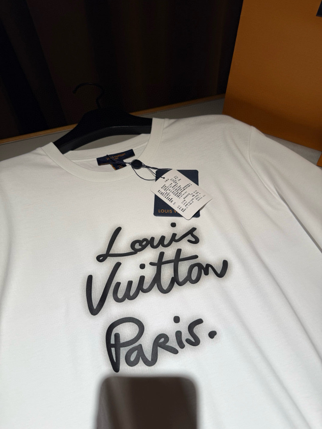 Women's Summer Neon Logo Round Neck Solid Color Short Sleeve T-Shirt #75899