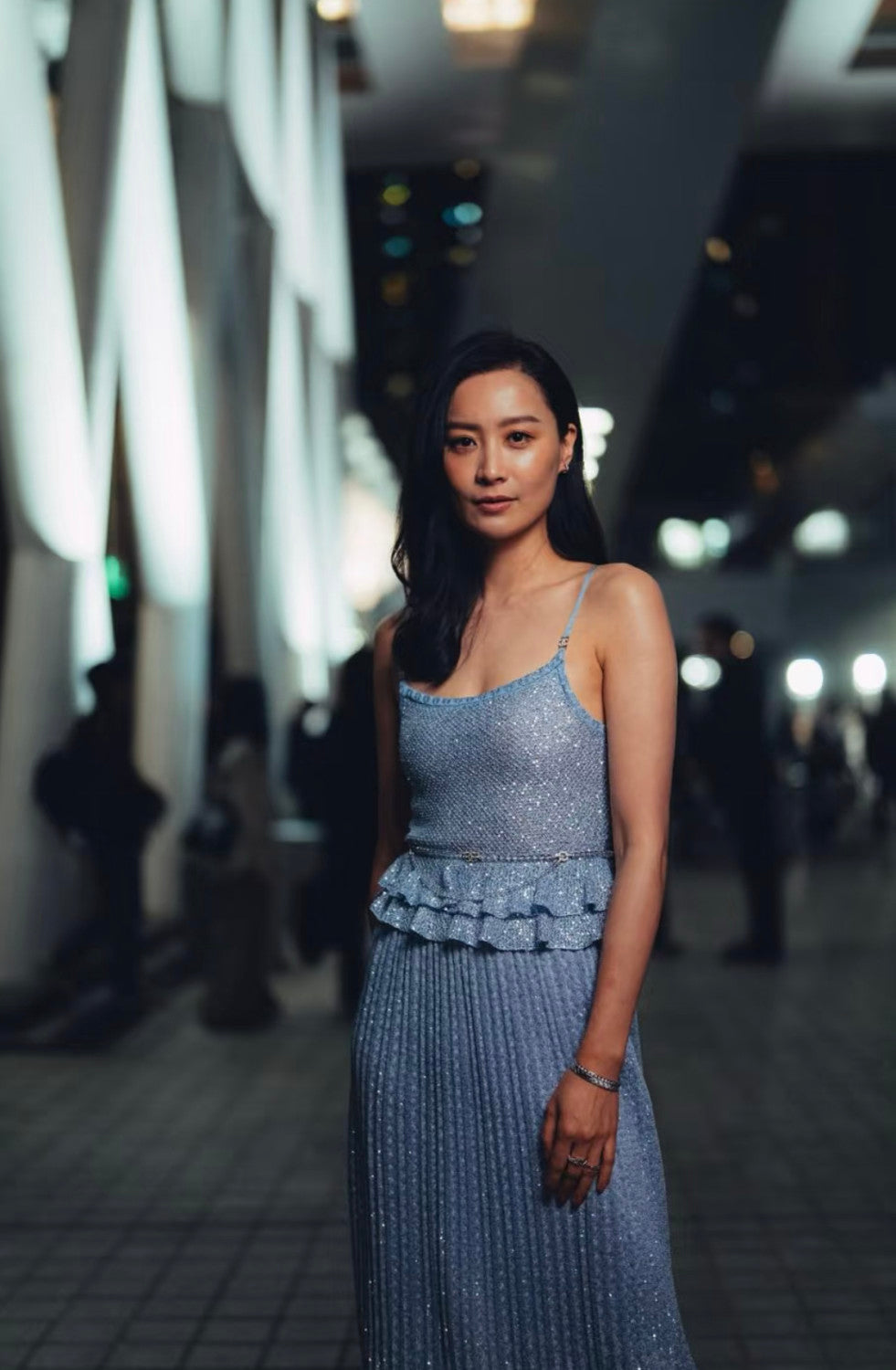 Women's Spring/Summer Sequins Lace Solid Color Casual Camisole Vest Ngvp #1397