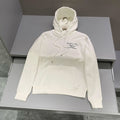 Men's Autumn and Winter Solid Colour Embroidered Logo Pullover Thickened Hooded Sweatshirt #97852