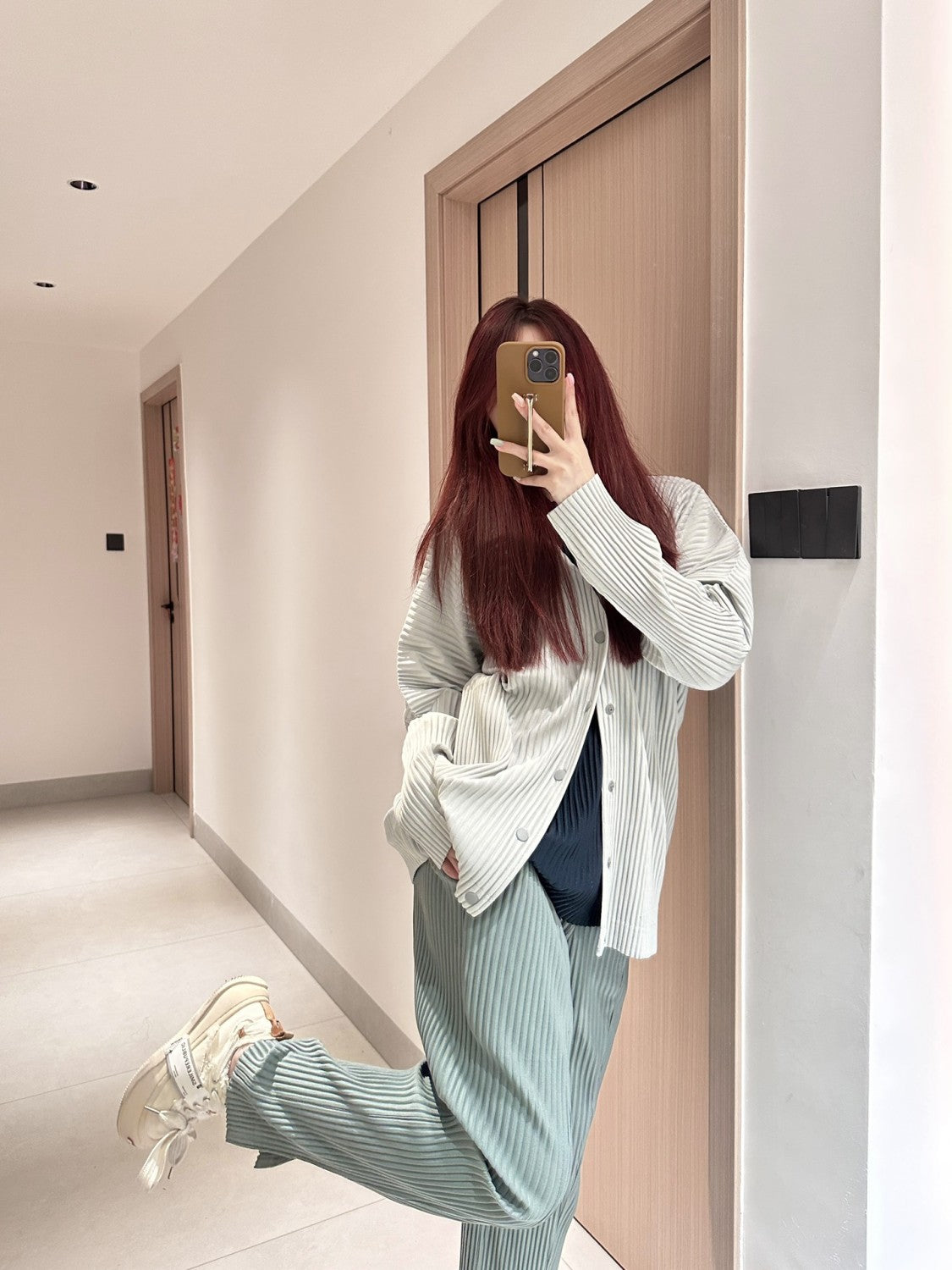 Men's And Women's Spring And Summer Pleated Pants Casual Trousers Fashion Casual Trousers #81248