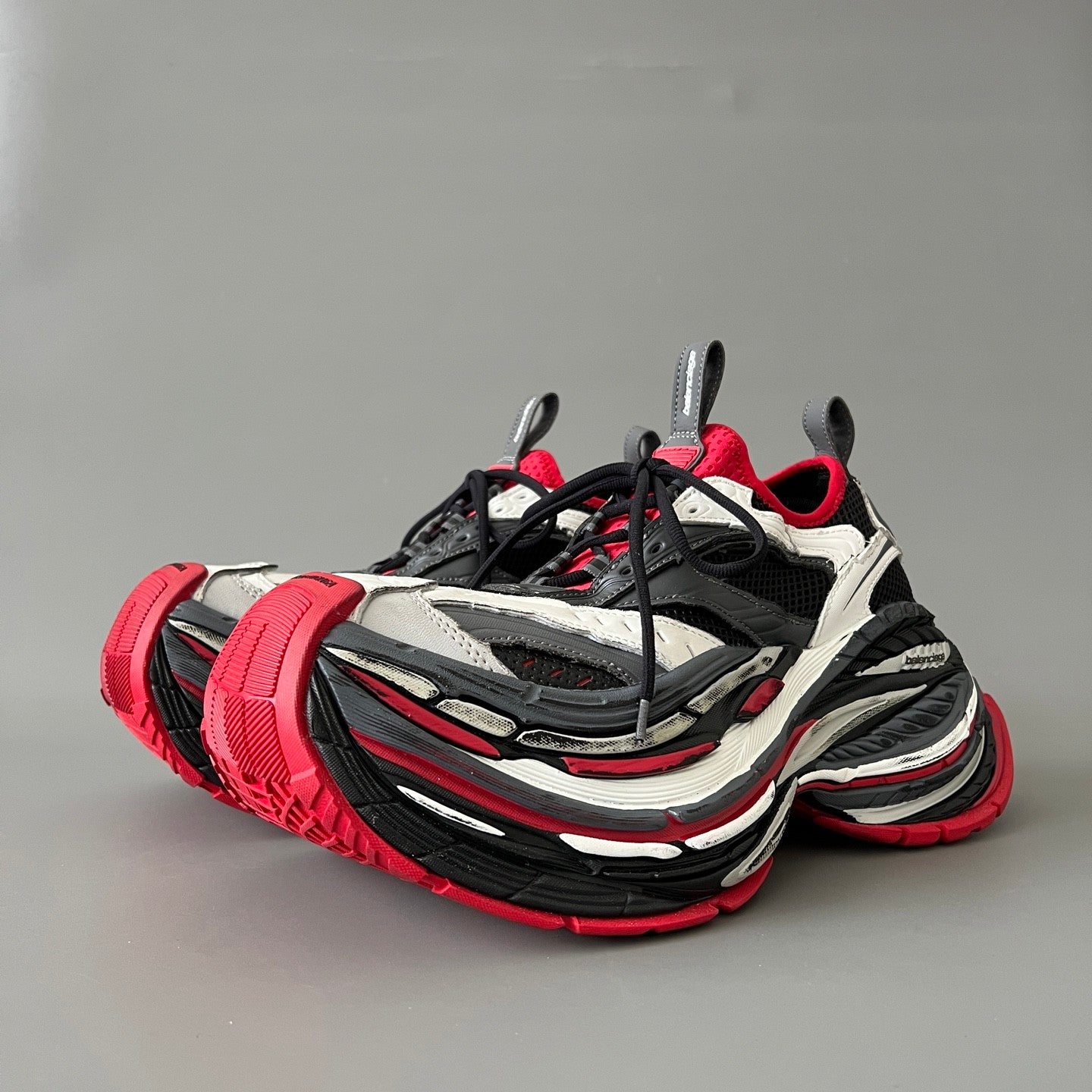 B PLATFORM REDUCED 16XL Men's Spring/Autumn Round-toe Thick-sole Low-top Lace-up Shoes Fashionable Trendy Sports Shoes #78115