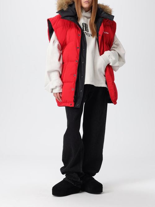 2025 New Winter Men's and Women's Plus Size TRACKSUIT Embroidered Cocoon Shaped Reversible Cotton Vest #83195A