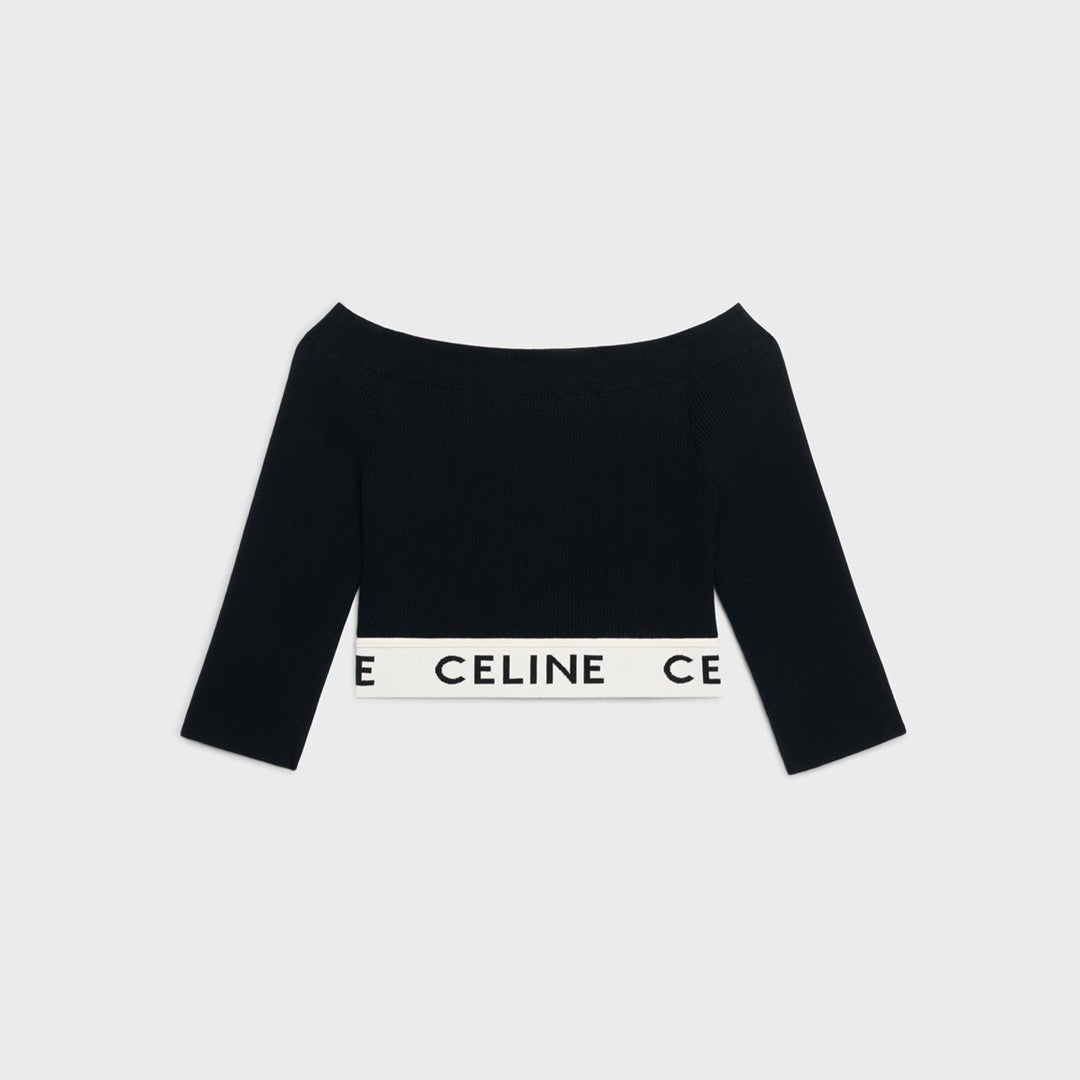 Women's Summer Letter Logo Print Round Neck Cotton Top #72558