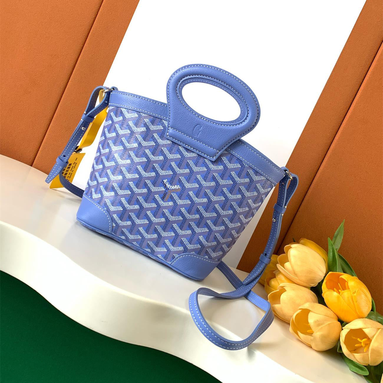 Beluga Women's Y-shaped Floral Print Adjustable Detachable Shoulder Strap Canvas And Calfskin Shoulder Mini Bag Crossbody Handbag Bags #77441