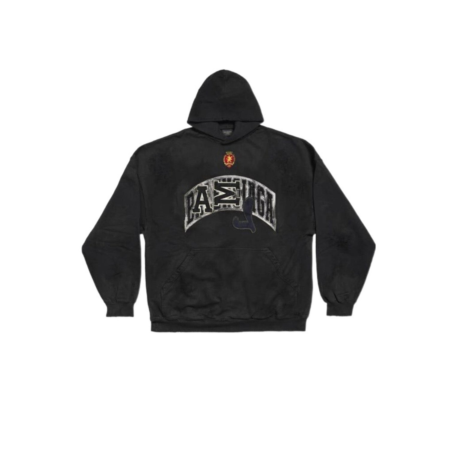 Men's Women's Spring And Autumn Fashion Retro Old Silhouette Washed Solid Color Cotton Casual Hooded Sweater Ngvp #7881