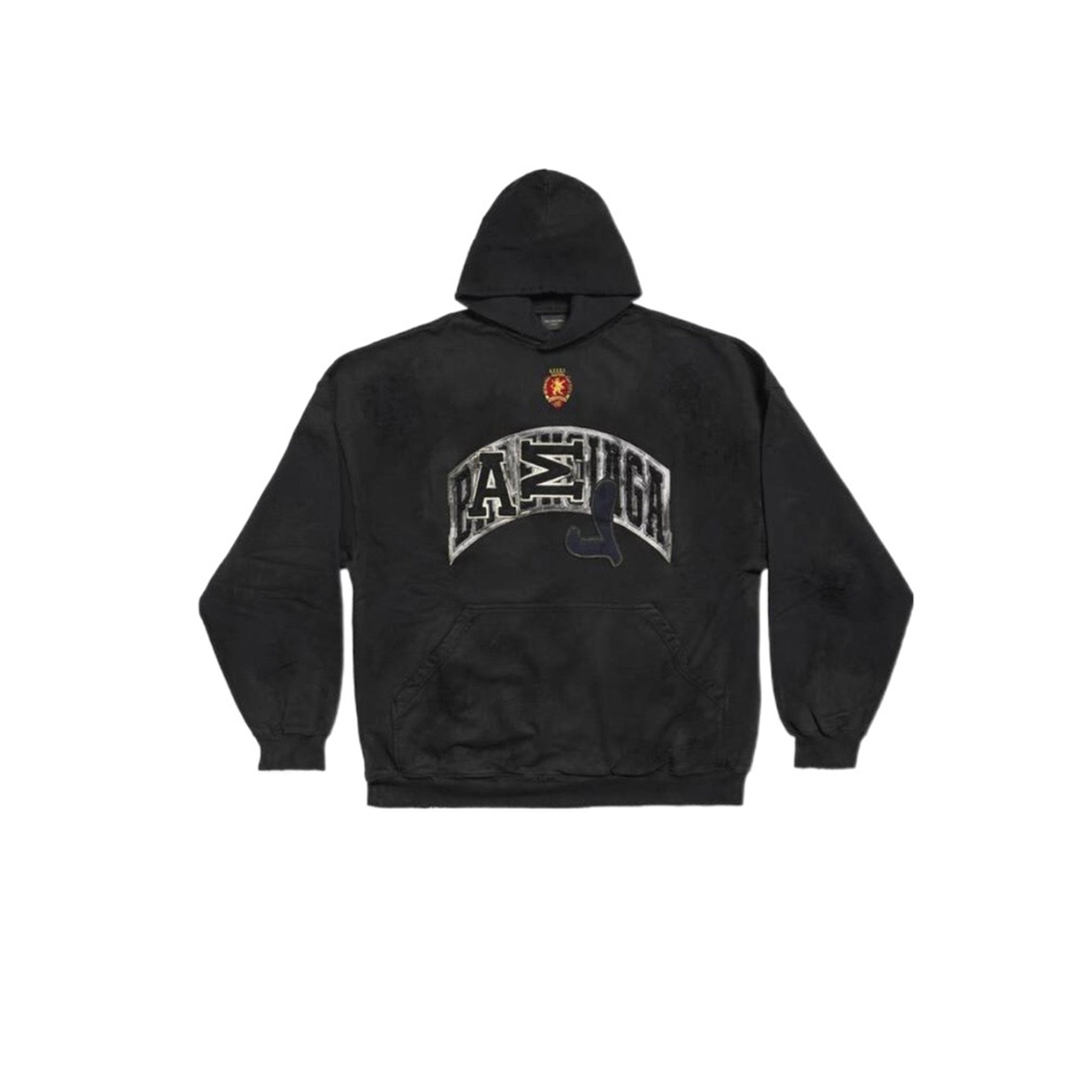 Men's Women's Spring And Autumn Fashion Retro Old Silhouette Washed Solid Color Cotton Casual Hooded Sweater Ngvp #7881