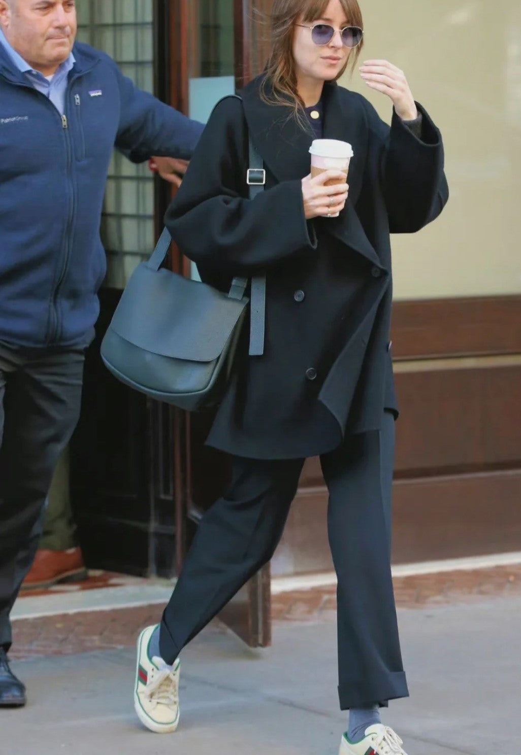 The Row Women's Spring And Autumn Solid Color Lapel Double Breasted Mid-Length Cashmere Wool Long Sleeve Fitted Jacket Coat Ngvp #8858