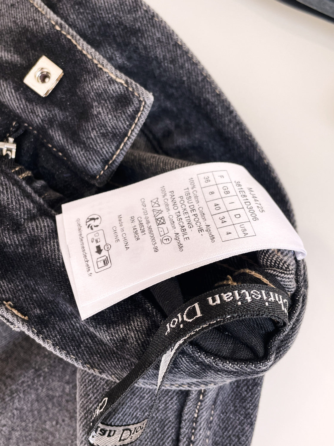 Women's Four Seasons Solid Color Wide Leg Flared Pants Casual High Waist Denim Pants #71919