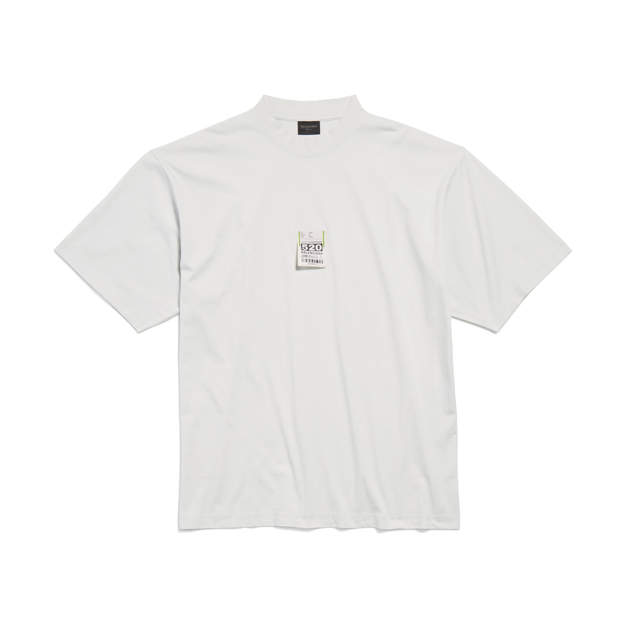 Airport Tag Men's and Women's Solid Colour Plain Knit Medium Fit Crew Neck Cotton Short Sleeve T-Shirt #76898