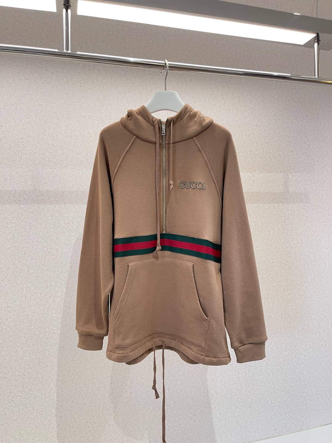 Women's Spring and Autumn Striped Printed Logo Hooded Loose Short Long Sleeve Dresses #74869