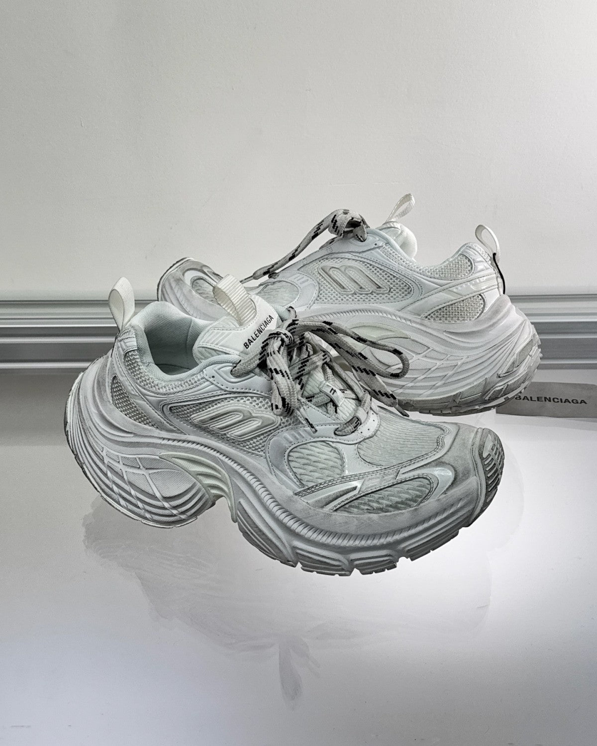 6XL Men's And Women's Round Head Lace Up Low Top Thick Bottom Casual Pops Shoes #75125