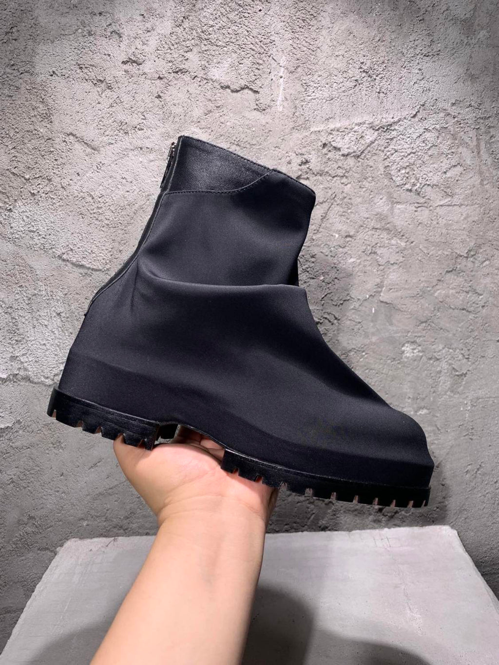 424 Men's 2024SS autumn and winter pleated cowhide Boots Shoes #82522A