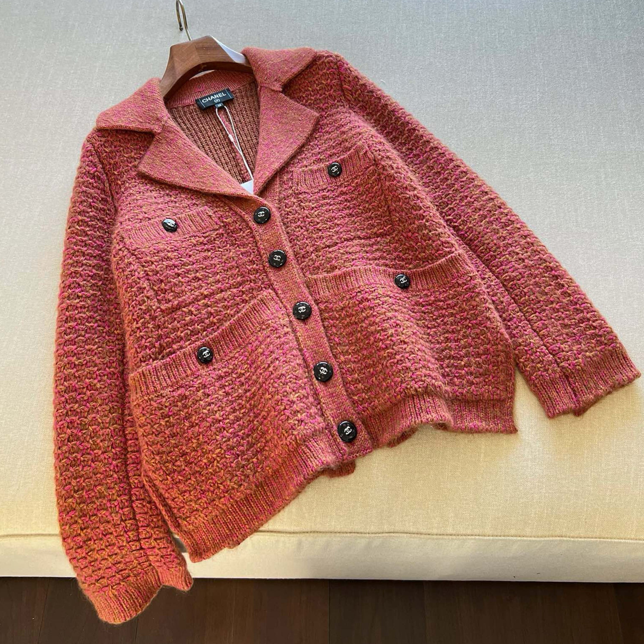 Women's Autumn/winter Skiing Cashmere Knitted Coat Long-sleeved Single-breasted Jacquard Knitted Sweater Cardigan Ngvp #2161